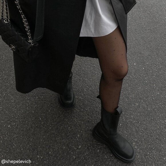 Conte Glamour Lux 20 Den - Fantasy Women's Tights with a glitter polka dot - Picture 5 of 6